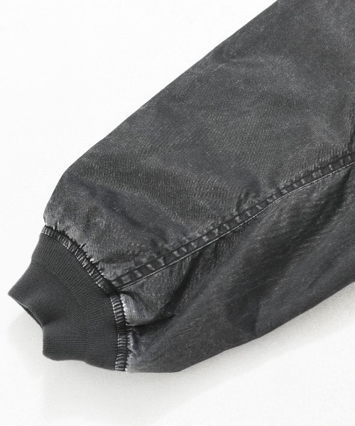 SILVER BULLET(シルバーバレット)の「『SILVER BULLET SELECT/シルバーバレットセレクト』製品染めMA-1JKT(MA-1・メンズ・ライトグレー/ブラック・L/M)」の17枚目の写真