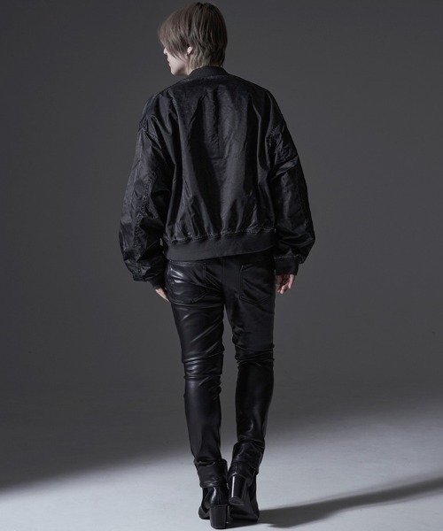 SILVER BULLET(シルバーバレット)の「『SILVER BULLET SELECT/シルバーバレットセレクト』製品染めMA-1JKT(MA-1・メンズ・ライトグレー/ブラック・L/M)」の6枚目の写真