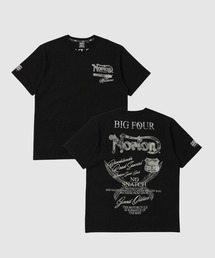 Norton（ノートン）の「【Norton/ノートン】 ボタニカル柄ロゴ刺繍 クルーネック 半袖Tシャツ（Tシャツ/カットソー）」