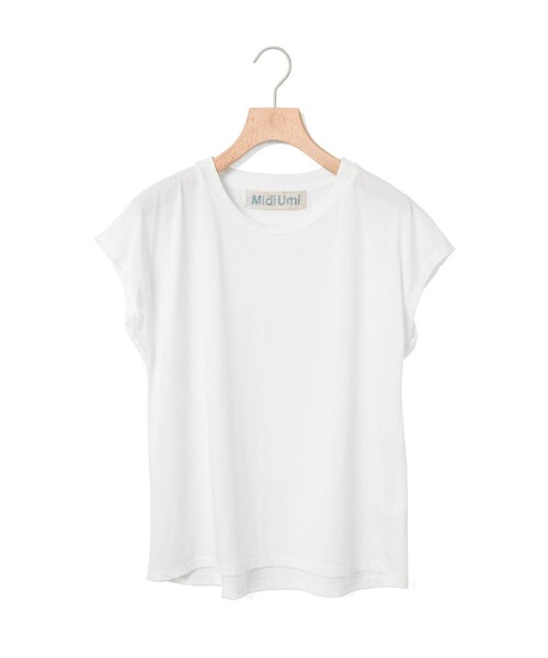 MidiUmi(ミディウミ)の「MidiUmi フレンチスリーブプルオーバー(Tシャツ/カットソー・レディース・オフホワイト・FREE)」の2枚目の写真