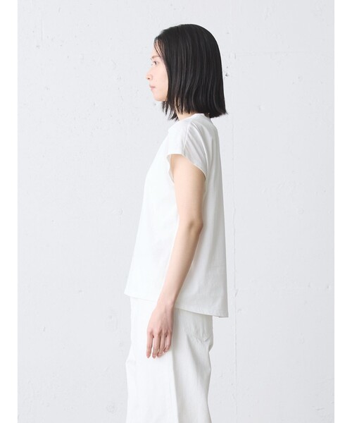MidiUmi(ミディウミ)の「MidiUmi フレンチスリーブプルオーバー(Tシャツ/カットソー・レディース・オフホワイト・FREE)」の8枚目の写真