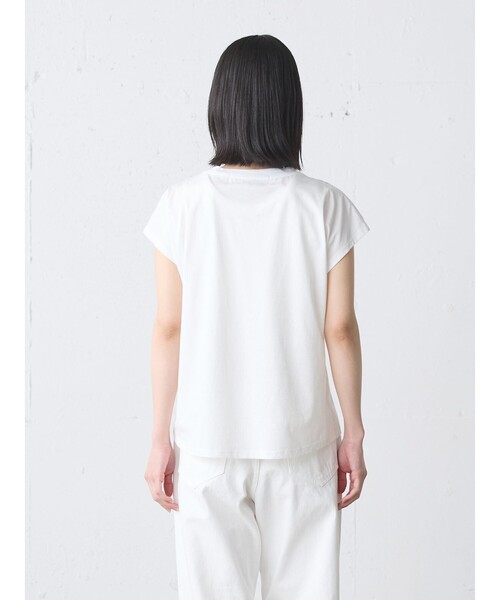 MidiUmi(ミディウミ)の「MidiUmi フレンチスリーブプルオーバー(Tシャツ/カットソー・レディース・オフホワイト・FREE)」の9枚目の写真