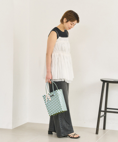 LE TALON（ルタロン）の「HEARTMADE/ハートメイド Avery Everyday トート（トートバッグ・レディース・ネイビー/ブラウン・FREE）」の11枚目の写真