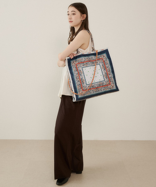 セール】LG CHAIN TOTE サンリットガーデンバンダナ（トートバッグ