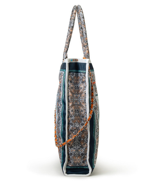 LeSportsac(レスポートサック)の「LG CHAIN TOTE サンリットガーデンバンダナ(トートバッグ・レディース・オレンジ・FREE)」の6枚目の写真