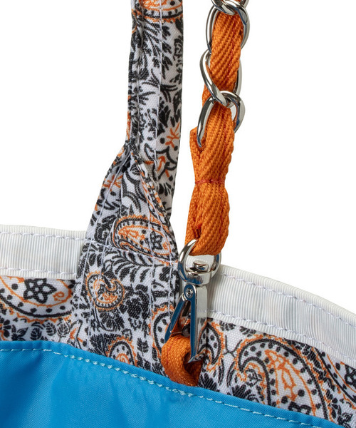 LeSportsac(レスポートサック)の「LG CHAIN TOTE サンリットガーデンバンダナ(トートバッグ・レディース・オレンジ・FREE)」の10枚目の写真