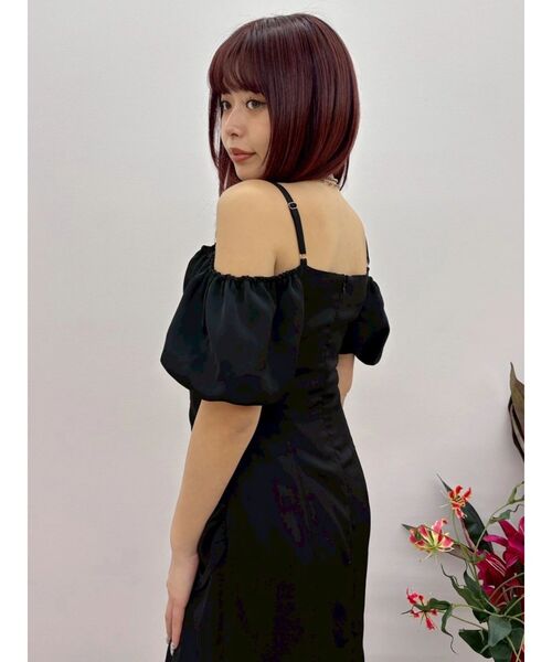 EVRIS（エヴリス）の「ストラップデザインワンピース（ワンピース・レディース・ブラック/ブルー/ブラウン・FREE）」の21枚目の写真