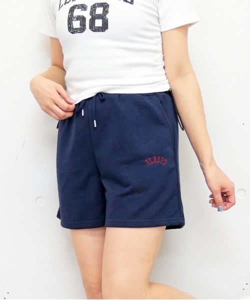 FUN(ファン)の「ウラゲショートパンツ(スウェットパンツ・レディース・グレー/ネイビー/杢グレー/チャコールグレー・FREE)」の9枚目の写真