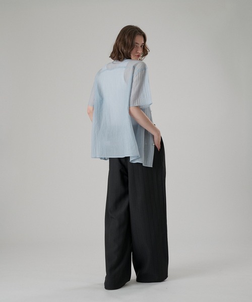 ONCILY(オンシェリー)の「HEART PATCH STUDS STRAIGHT SLACKS / ハートパッチスタッズストレートスラックス(スラックス・メンズ・ブラック/グレー・SMALL/MEDIUM/LARGE)」の12枚目の写真