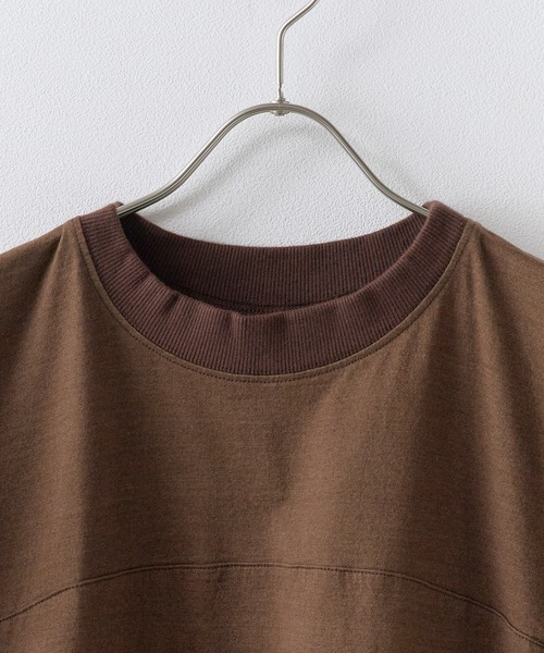 Garance et VioLette(ギャランスエトヴィオレット)の「Garance et VioLette/ギャランスエトヴィオレット フレンチスリーブTEE 半袖Tシャツ 秋 秋服 2026年秋冬(Tシャツ/カットソー・レディース・ネイビー/ブラウン/カーキ・1)」の7枚目の写真