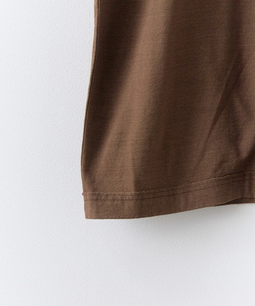 Garance et VioLette(ギャランスエトヴィオレット)の「Garance et VioLette/ギャランスエトヴィオレット フレンチスリーブTEE 半袖Tシャツ 秋 秋服 2026年秋冬(Tシャツ/カットソー・レディース・ネイビー/ブラウン/カーキ・1)」の5枚目の写真