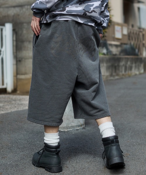 LTR DEPTH（レイターデプス）の「LTR DEPTH/【26春夏新作】ピグメントグラフィックショーツ（スウェットパンツ・メンズ・ネイビー/ブラック系その他/ピンク・MEDIUM/LARGE）」の2枚目の写真