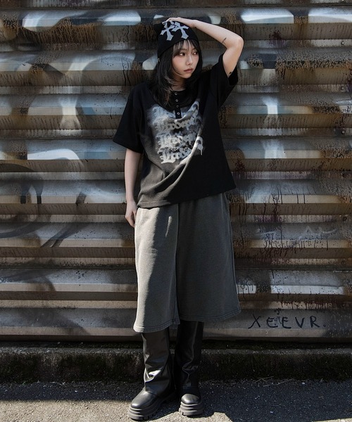 LTR DEPTH（レイターデプス）の「LTR DEPTH/【26春夏新作】ピグメントグラフィックショーツ（スウェットパンツ・メンズ・ネイビー/ブラック系その他/ピンク・MEDIUM/LARGE）」の22枚目の写真