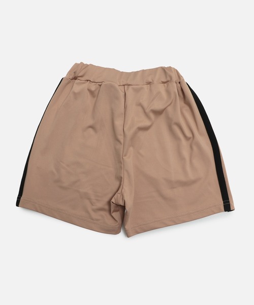 chil2(チルツー)の「脇ライン ストレッチ ピンタック ハーフパンツ(スウェットパンツ・キッズ・チャコールグレー/ベージュ/ネイビー/ブラック・120cm/90cm/150cm/140cm/110cm/130cm/100cm)」の6枚目の写真