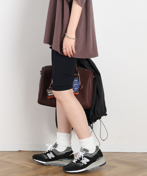 AMERICANA(アメリカーナ)の「【AMERICANA/アメリカーナ】別注EMBROIDERY BIKER SHORTS(その他パンツ・レディース・ブラック・FREE)」の2枚目の写真
