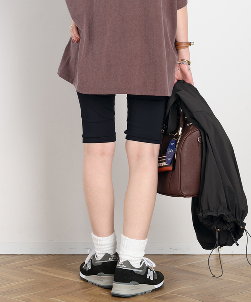 AMERICANA(アメリカーナ)の「【AMERICANA/アメリカーナ】別注EMBROIDERY BIKER SHORTS(その他パンツ・レディース・ブラック・FREE)」の3枚目の写真