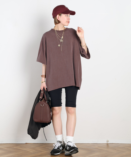 AMERICANA(アメリカーナ)の「【AMERICANA/アメリカーナ】別注EMBROIDERY BIKER SHORTS(その他パンツ・レディース・ブラック・FREE)」の4枚目の写真