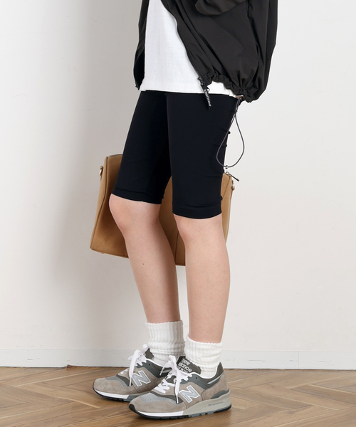 AMERICANA(アメリカーナ)の「【AMERICANA/アメリカーナ】別注EMBROIDERY BIKER SHORTS(その他パンツ・レディース・ブラック・FREE)」の8枚目の写真