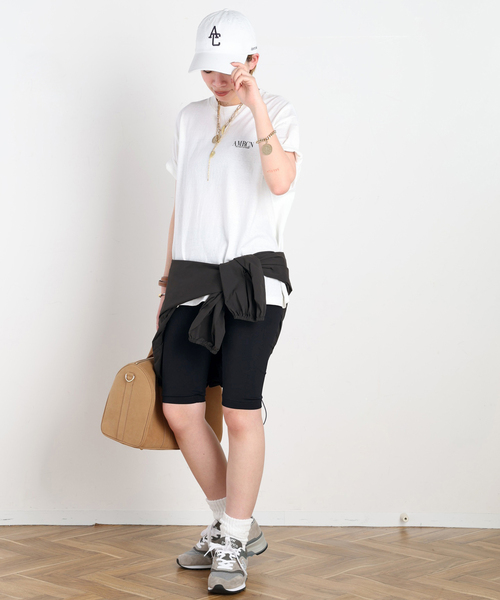 AMERICANA(アメリカーナ)の「【AMERICANA/アメリカーナ】別注EMBROIDERY BIKER SHORTS(その他パンツ・レディース・ブラック・FREE)」の13枚目の写真