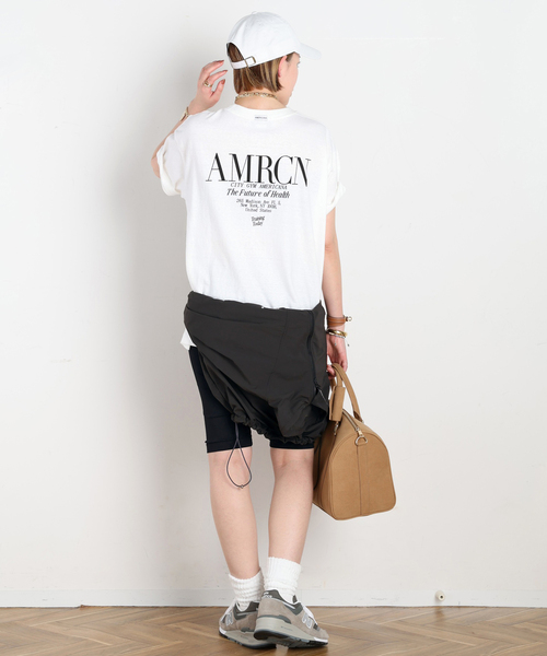 AMERICANA(アメリカーナ)の「【AMERICANA/アメリカーナ】別注EMBROIDERY BIKER SHORTS(その他パンツ・レディース・ブラック・FREE)」の15枚目の写真