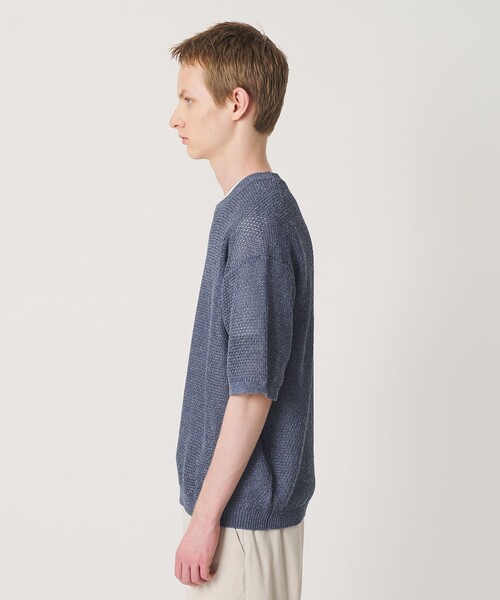 BEAUTY&YOUTH UNITED ARROWS(ビューティーアンドユースユナイテッドアローズ)の「ダイアゴナル ウェーブ パターン クルーネック ニット(ニット/セーター・メンズ・ダークグレー/ライトグレー/コバルトブルー・XL/M/S/L)」の12枚目の写真