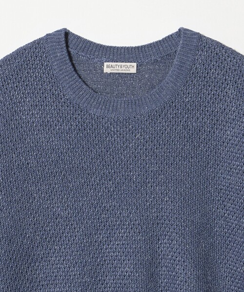 BEAUTY&YOUTH UNITED ARROWS(ビューティーアンドユースユナイテッドアローズ)の「ダイアゴナル ウェーブ パターン クルーネック ニット(ニット/セーター・メンズ・ダークグレー/ライトグレー/コバルトブルー・XL/M/S/L)」の16枚目の写真