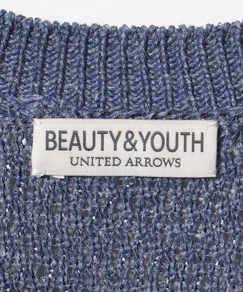 BEAUTY&YOUTH UNITED ARROWS(ビューティーアンドユースユナイテッドアローズ)の「ダイアゴナル ウェーブ パターン クルーネック ニット(ニット/セーター・メンズ・ダークグレー/ライトグレー/コバルトブルー・XL/M/S/L)」の19枚目の写真