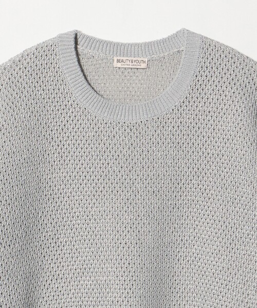BEAUTY&YOUTH UNITED ARROWS(ビューティーアンドユースユナイテッドアローズ)の「ダイアゴナル ウェーブ パターン クルーネック ニット(ニット/セーター・メンズ・ダークグレー/ライトグレー/コバルトブルー・XL/M/S/L)」の21枚目の写真