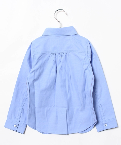 Tappet（タペット）の「[110-150］シャンブレーボタンダウンシャツ（シャツ/ブラウス・キッズ・ブルー/オフホワイト/ピンク・120cm/110cm/130cm/140cm/150cm）」の4枚目の写真