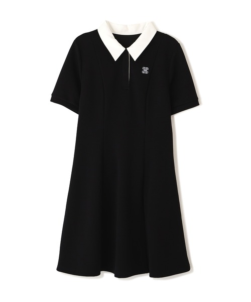 JILL by JILL STUART(ジルバイジルスチュアート)の「ポロ襟カットソーワンピース(ワンピース・レディース・グレー系その他/ブラック/グレー・FREE)」の22枚目の写真