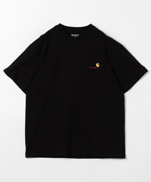 Carhartt(カーハート)の「Carhartt/カーハート S/S AMERICAN SCRIPT T-SHIRT / ショートスリーブアメリカンスクリプトTシャツ(Tシャツ/カットソー・メンズ・ホワイト/ブラック・LARGE/MEDIUM)」の2枚目の写真