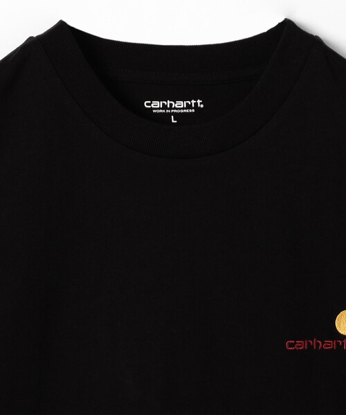 Carhartt(カーハート)の「Carhartt/カーハート S/S AMERICAN SCRIPT T-SHIRT / ショートスリーブアメリカンスクリプトTシャツ(Tシャツ/カットソー・メンズ・ホワイト/ブラック・LARGE/MEDIUM)」の4枚目の写真