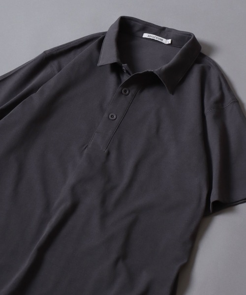 ANPAS(アンパス)の「Dry-Touch Cotton Polo-Shirt / 【吸水速乾 綿100%】ドライコットン 半袖ポロシャツ ラガーシャツ メンズ レディース トップス 春夏 カットソー 無地 シンプル 襟付き(ポロシャツ・メンズ・ホワイト/チャコールグレー/ブラック・L/M)」の1枚目の写真