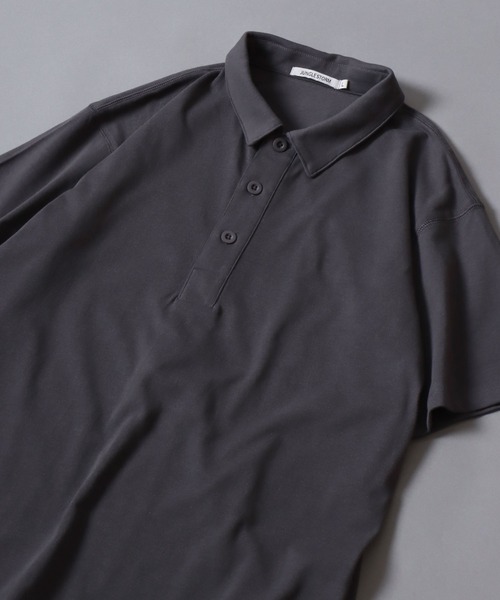 ANPAS(アンパス)の「Dry-Touch Cotton Polo-Shirt / 【吸水速乾 綿100%】ドライコットン 半袖ポロシャツ ラガーシャツ メンズ レディース トップス 春夏 カットソー 無地 シンプル 襟付き(ポロシャツ・メンズ・ホワイト/チャコールグレー/ブラック・L/M)」の21枚目の写真