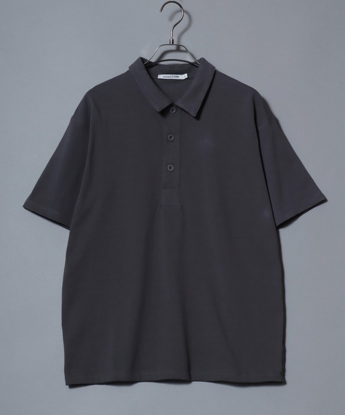 ANPAS(アンパス)の「Dry-Touch Cotton Polo-Shirt / 【吸水速乾 綿100%】ドライコットン 半袖ポロシャツ ラガーシャツ メンズ レディース トップス 春夏 カットソー 無地 シンプル 襟付き(ポロシャツ・メンズ・ホワイト/チャコールグレー/ブラック・L/M)」の22枚目の写真