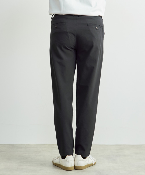 MEN'S MELROSE(メンズメルローズ)の「ソロテックスサッカーイージーパンツ(セットアップ可)(スラックス・メンズ・グレー/ネイビー・4/3/5/2)」の5枚目の写真