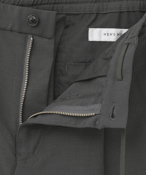 MEN'S MELROSE(メンズメルローズ)の「ソロテックスサッカーイージーパンツ(セットアップ可)(スラックス・メンズ・グレー/ネイビー・4/3/5/2)」の11枚目の写真