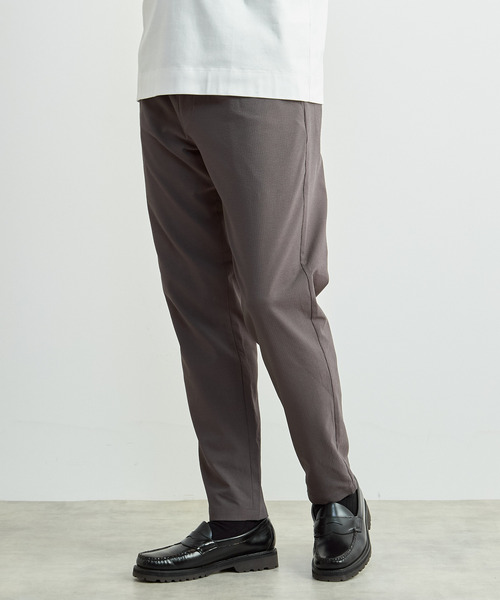 MEN'S MELROSE(メンズメルローズ)の「ソロテックスサッカーイージーパンツ(セットアップ可)(スラックス・メンズ・グレー/ネイビー・4/3/5/2)」の16枚目の写真