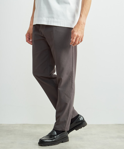 MEN'S MELROSE(メンズメルローズ)の「ソロテックスサッカーイージーパンツ(セットアップ可)(スラックス・メンズ・グレー/ネイビー・4/3/5/2)」の17枚目の写真