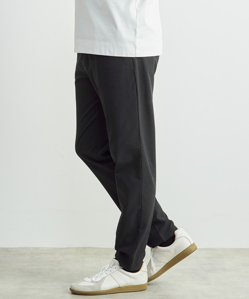 MEN'S MELROSE(メンズメルローズ)の「ソロテックスサッカーイージーパンツ(セットアップ可)(スラックス・メンズ・グレー/ネイビー・4/3/5/2)」の21枚目の写真
