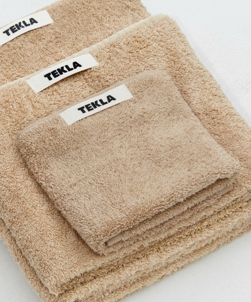 TEKLA（テクラ）の「【TEKLA】 Terry Towels Washcloth（30×30）（ハンカチ/ハンドタオル・レディース・チャコールグレー/ブルー系その他/ベージュ系その他7/ピンク系その他7/ブラウン系その他7/レッド系その他7/ベージュ/マジェンタ/ピンク/ブラウン・FREE）」の5枚目の写真