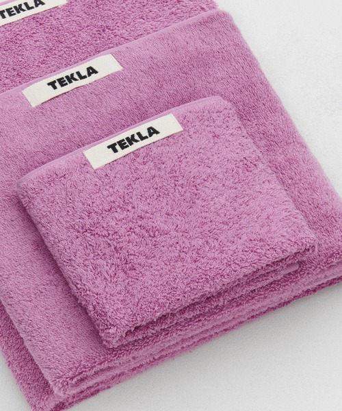 TEKLA（テクラ）の「【TEKLA】 Terry Towels Washcloth（30×30）（ハンカチ/ハンドタオル・レディース・チャコールグレー/ブルー系その他/ベージュ系その他7/ピンク系その他7/ブラウン系その他7/レッド系その他7/ベージュ/マジェンタ/ピンク/ブラウン・FREE）」の10枚目の写真