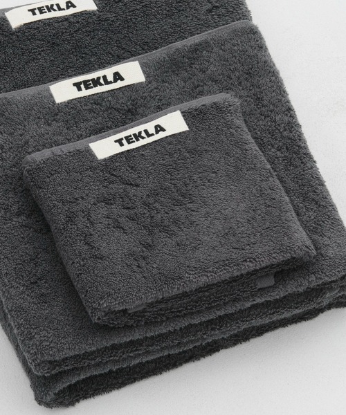 TEKLA（テクラ）の「【TEKLA】 Terry Towels Washcloth（30×30）（ハンカチ/ハンドタオル・レディース・チャコールグレー/ブルー系その他/ベージュ系その他7/ピンク系その他7/ブラウン系その他7/レッド系その他7/ベージュ/マジェンタ/ピンク/ブラウン・FREE）」の2枚目の写真