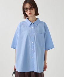 BABYLONE | バックコクーン5分袖シャツ(シャツ/ブラウス)