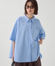 BABYLONE（バビロン）の「バックコクーン5分袖シャツ（シャツ/ブラウス）」