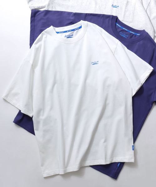 CONVERSE(コンバース)の「CONVERSE Jack Purcell/コンバース ジャックパーセル ユニセックス 半袖Tシャツ レディース メンズ(Tシャツ/カットソー・メンズ・ホワイト/アッシュグレー/ホワイト系その他2/ホワイト系その他3/グレー系その他/パープル系その他/パープル/ホワイト系その他・S/M/L)」の4枚目の写真