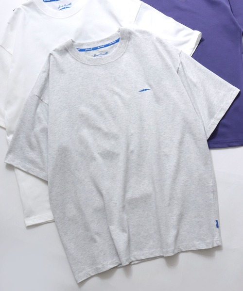 CONVERSE(コンバース)の「CONVERSE Jack Purcell/コンバース ジャックパーセル ユニセックス 半袖Tシャツ レディース メンズ(Tシャツ/カットソー・メンズ・ホワイト/アッシュグレー/ホワイト系その他2/ホワイト系その他3/グレー系その他/パープル系その他/パープル/ホワイト系その他・S/M/L)」の5枚目の写真