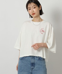 LAKOLE | 刺繍ロゴクロップドT / 753511(Tシャツ/カットソー)