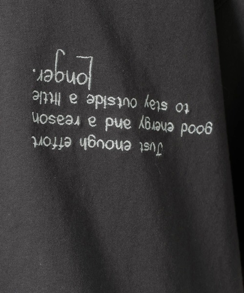 LAKOLE（ラコレ）の「刺繍ロゴクロップドＴ / 753511（Tシャツ/カットソー・レディース・オフホワイト/チャコール/オレンジ・FREE）」の21枚目の写真