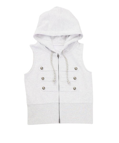 FTW(エフティダブリュー)の「NAPOLEON HOOD VEST(ベスト・レディース・ライトグリーン/ライトブルー/ライトグレー・MEDIUM/SMALL)」の16枚目の写真